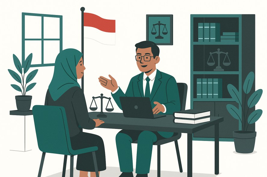 Kediri Advocates Congress legal team illustration